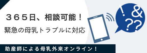 オンライン母乳相談の特徴